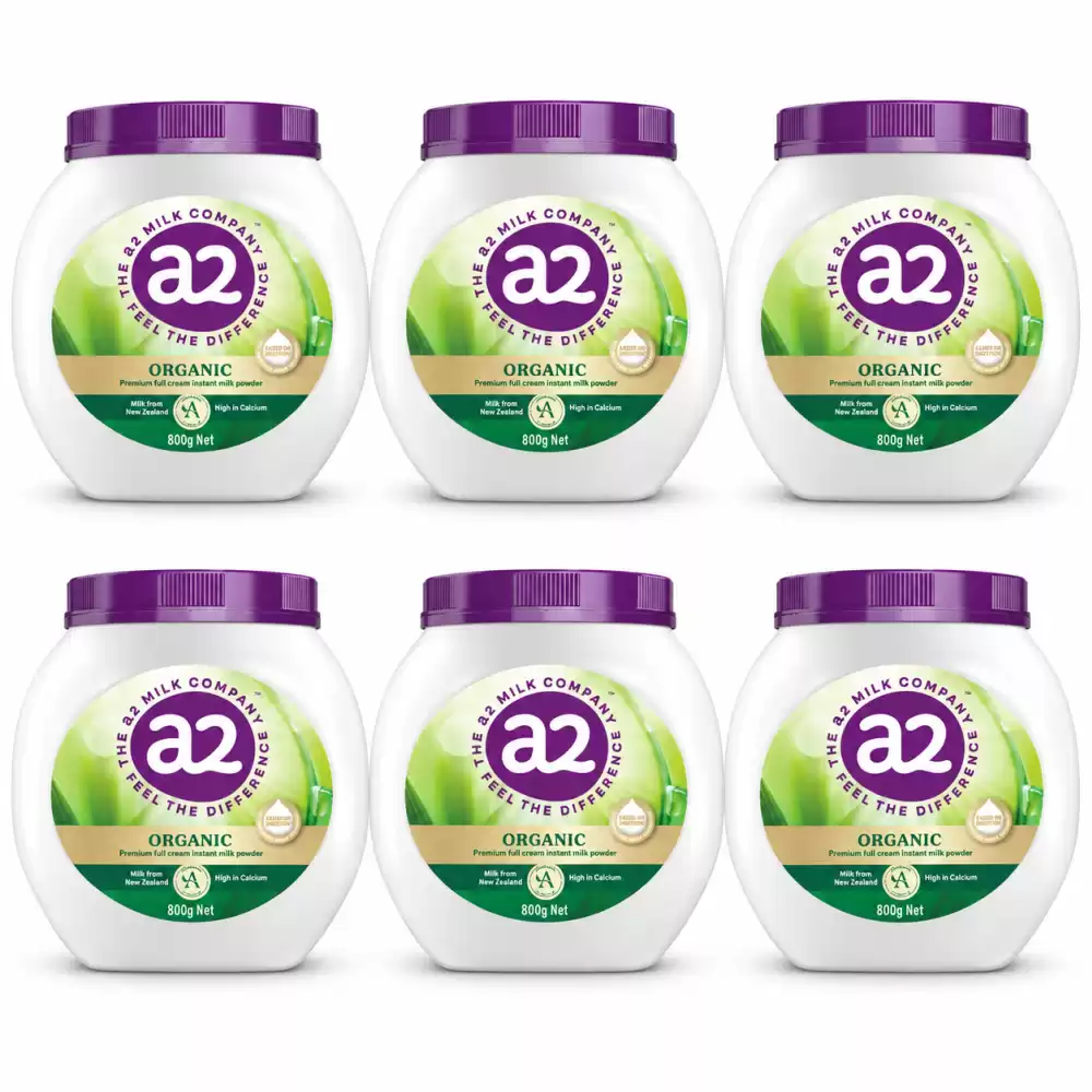 【双11：奶粉特惠】 A2有机特级全脂速溶奶粉 800克 6罐装