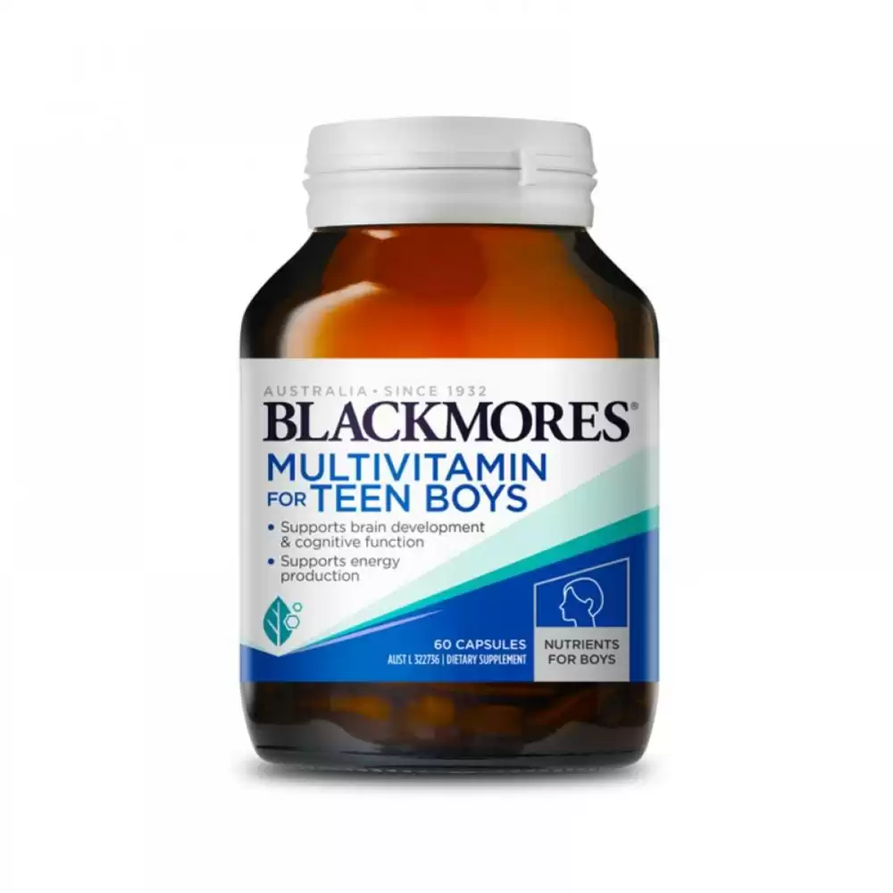 Blackmores 澳佳宝 青少年大脑发育营养男孩发育配方 60粒