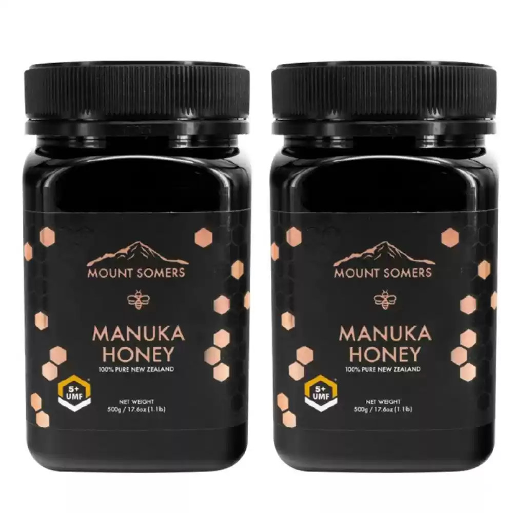 【两瓶套组】Mount Somers 麦卢卡蜂蜜 Manuka Honey UMF5+ 500g