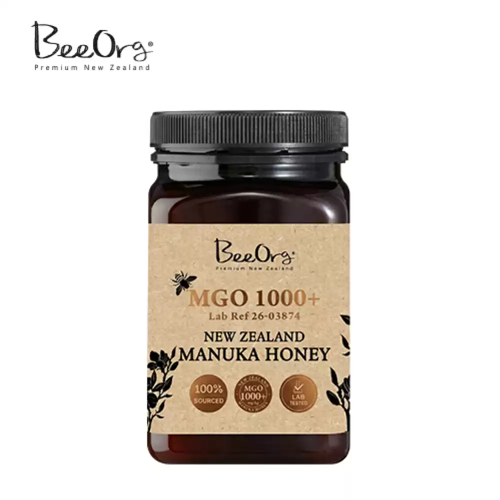 BeeOrg 麦卢卡蜂蜜 MGO1000+（≈ UMF22+） 500g