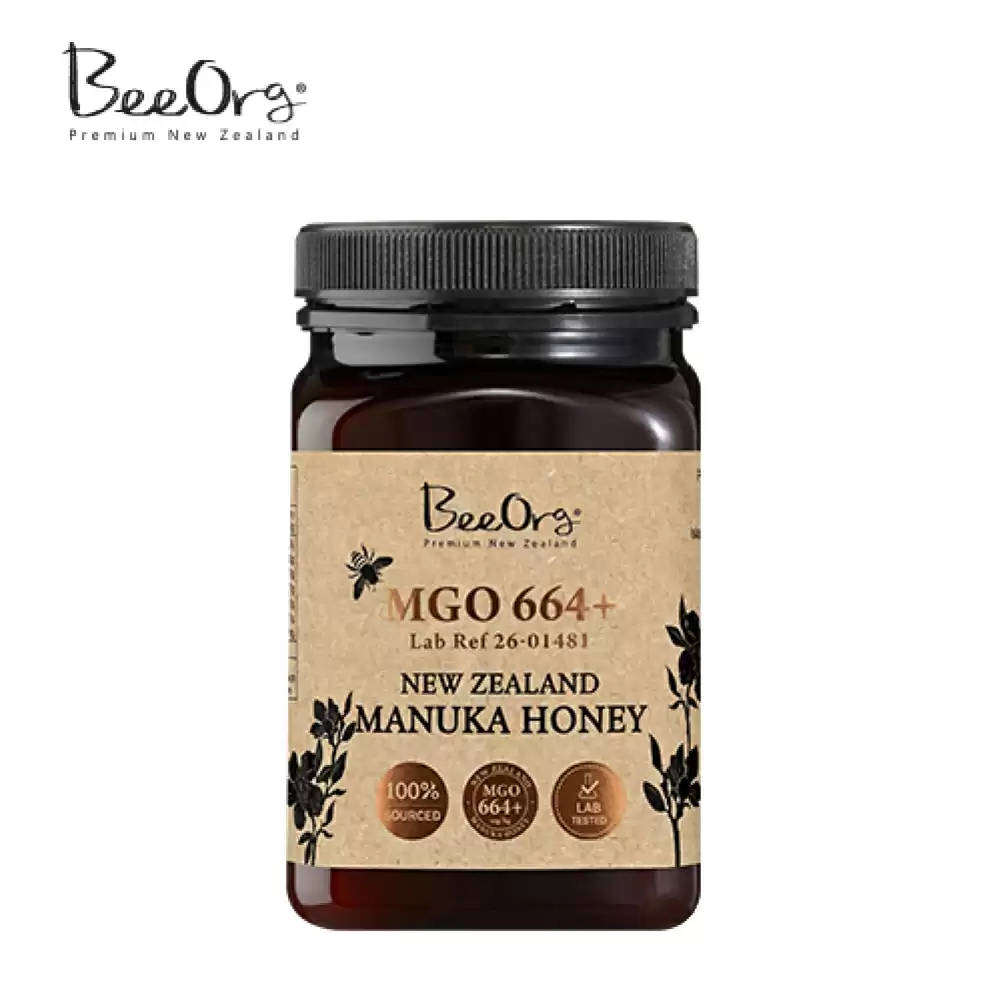 BeeOrg 麦卢卡蜂蜜 MGO664+ 500g （UMF 17+）