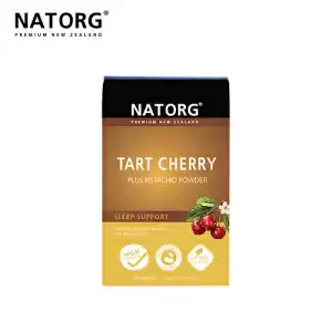 【新品折扣】【1盒8.5折】NATORG 天然樱桃助眠胶囊 60粒