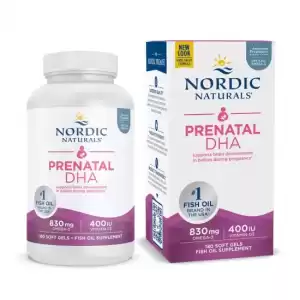 【包装更新中】Nordic Naturals 挪威自然 孕妇鱼油 DHA 咀嚼软胶囊 90粒