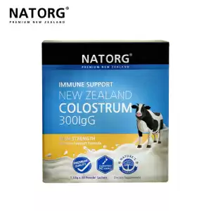 【3.8女神节特惠】 NATORG 新西兰300IgG高含量牛初乳粉 1.53g *30包/盒