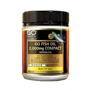 GO Healthy GO Fish Oil  高之源鱼油+VD (一天一粒) 200粒