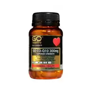 GO Healthy 高之源 300mg 辅酶Q10+维生素D3胶囊 60粒